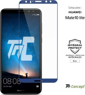 Protège écran TM CONCEPT Verre trempé - Huawei Mate 10 Lite Bleu Protège écran TM CONCEPT Verre trempé - Huawei Mate 10 Lite Bleu
