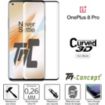 Protège écran TM CONCEPT Verre trempé 3D - OnePlus 8 Pro - Noir
