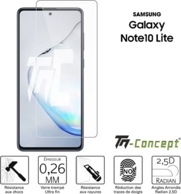 Protège écran TM CONCEPT Verre trempé Samsung Galaxy Note 10 Lite