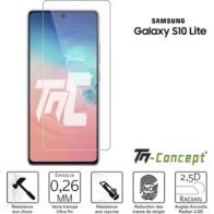 Protège écran TM CONCEPT Verre trempé - Samsung Galaxy S10 Lite
