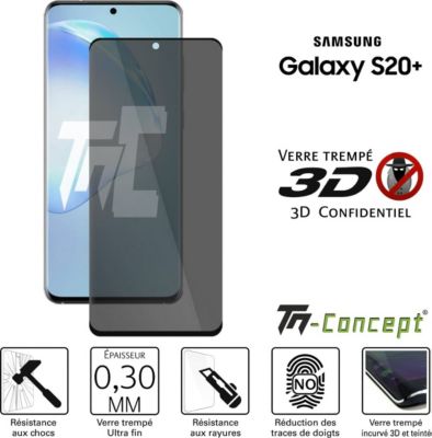 Verre Trempé Galaxy S20 Plus Protection Ecran 3D Ultra-résistant