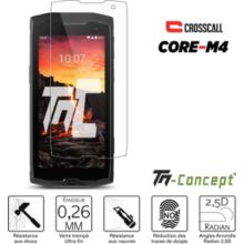 Protège écran TM CONCEPT Verre trempé pour Crosscall Core M4
