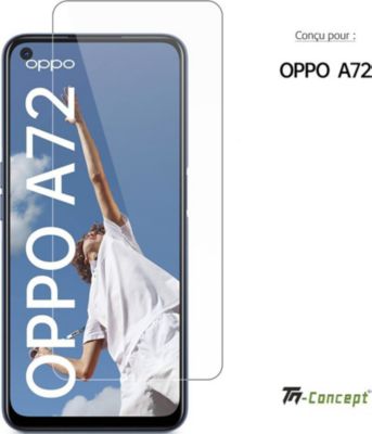 Protège écran TM CONCEPT Verre trempé pour Oppo A72 - TM Concept®
