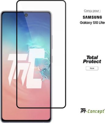 Protège écran TM CONCEPT Verre trempé intégral - Samsung S10 Lite