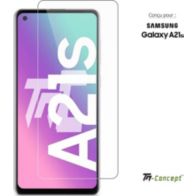 Protège écran TM CONCEPT Verre trempé pour Samsung Galaxy A21S