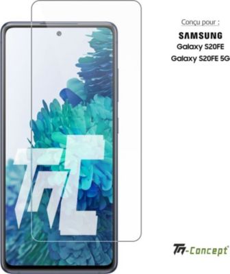 Protège écran TM CONCEPT Verre trempé pour Samsung Galaxy S20 FE Protège écran TM CONCEPT Verre trempé pour Samsung Galaxy S20 FE