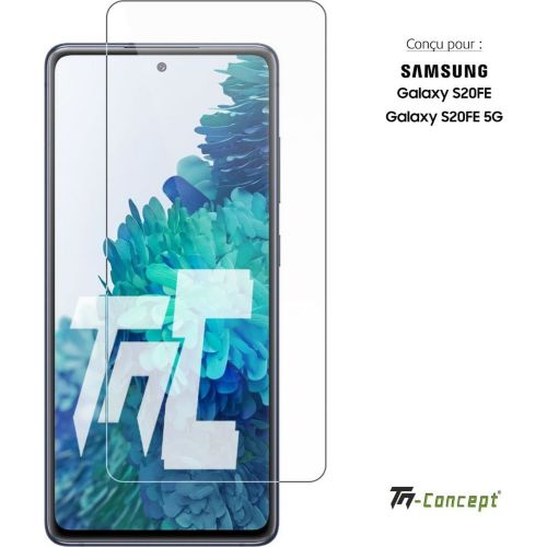 Protège écran TM CONCEPT Verre trempé pour Samsung Galaxy S20 FE