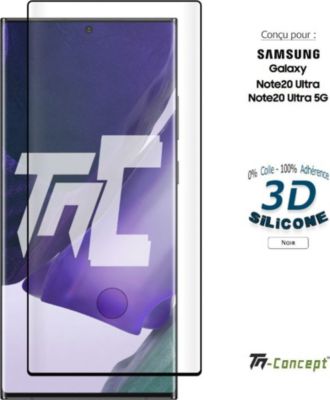 Protège écran TM CONCEPT Verre trempé 3D - Samsung Note 20 Ultra