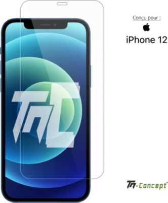 Protège écran TM CONCEPT Verre trempé pour Apple iPhone 12