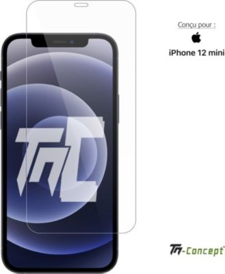 Protège écran TM CONCEPT Verre trempé pour Apple iPhone 12 Mini Protège écran TM CONCEPT Verre trempé pour Apple iPhone 12 Mini