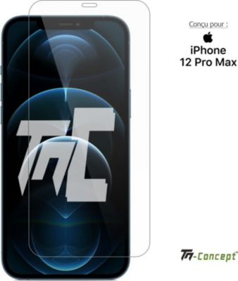 Protège écran TM CONCEPT Verre trempé - Apple iPhone 12 Pro Max