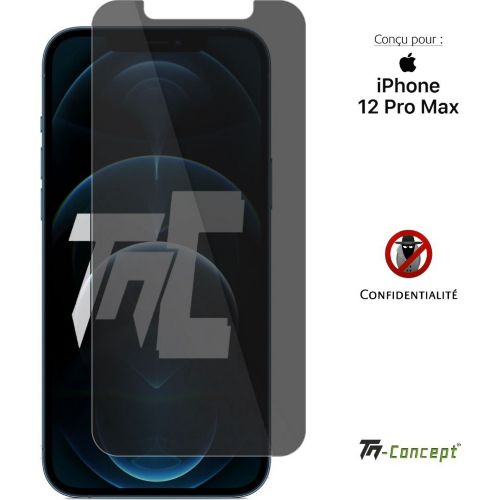 Incassable Fumé en verre trempé / protecteur d écran / confidentialité pour iphone  13 Pro Max –