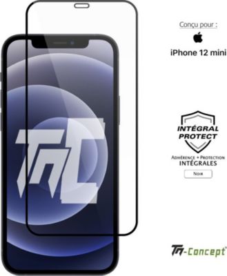 Protège écran TM CONCEPT Verre trempé intégral - iPhone 12 Mini