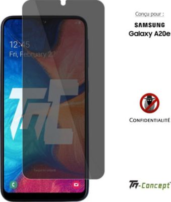 Protège écran TM CONCEPT Verre trempé teinté Samsung Galaxy A20e