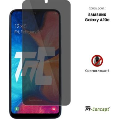 Protège écran TM CONCEPT Verre trempé teinté Samsung Galaxy A20e
