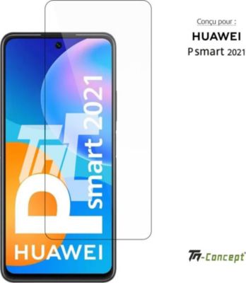 Protège écran TM CONCEPT Verre trempé pour Huawei P Smart 2021 Protège écran TM CONCEPT Verre trempé pour Huawei P Smart 2021