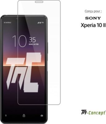 Protège écran TM CONCEPT Verre trempé pour Sony Xperia 10 II