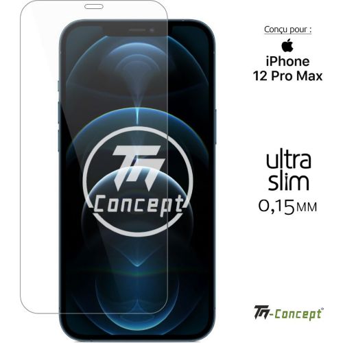 Protège écran TM CONCEPT Verre trempé 0,15mm - iPhone 12 Pro Max