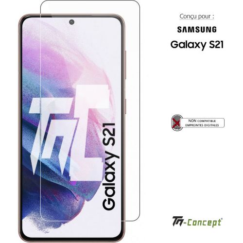 Écran de protection Galaxy S21 Verre trempé - Verre trempé - Transparent