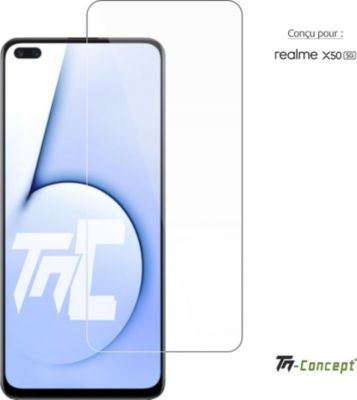 Protège écran TM CONCEPT Verre trempé Realme X50 5G - TM Concept®