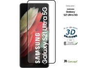 Protège écran TM CONCEPT Verre trempé 3D - Samsung S21 Ultra 5G