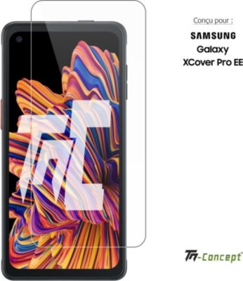 Protège écran TM CONCEPT Verre trempé pour Samsung Xcover Pro Protège écran TM CONCEPT Verre trempé pour Samsung Xcover Pro
