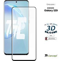 Verre trempé incurvé Samsung Galaxy S20 Ultra TM Concept - 3D Silicone