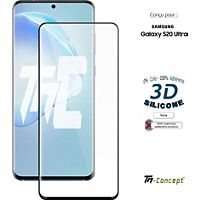 Mobigear Curved - Samsung Galaxy S20 Ultra Verre trempé Protection d'écran  Empreinte digitale - Compatible Coque - Noir (Lot de 2) 8-572388-1 