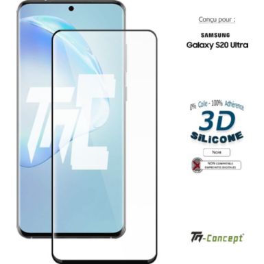 Protège écran TM CONCEPT Verre trempé 3D Samsung Galaxy S20 Ultra