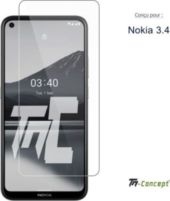 Protège écran TM CONCEPT Verre trempé pour Nokia 3.4 TM Concept®