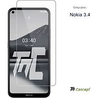 Protège écran TM CONCEPT Verre trempé pour Nokia 3.4 TM Concept®