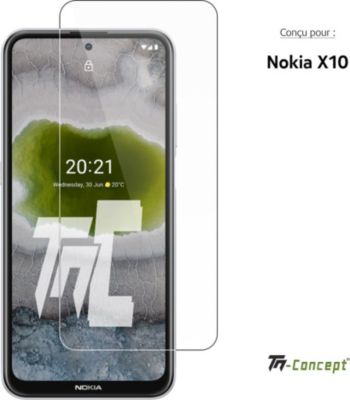 Protège écran TM CONCEPT Verre trempé pour Nokia X10 TM Concept®