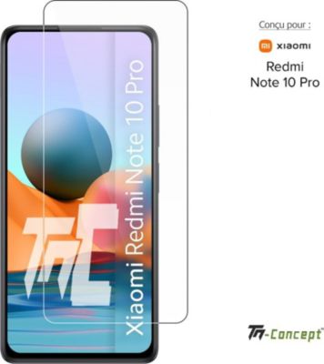 Protège écran TM CONCEPT Verre trempé - Xiaomi Redmi Note 10 Pro Protège écran TM CONCEPT Verre trempé - Xiaomi Redmi Note 10 Pro