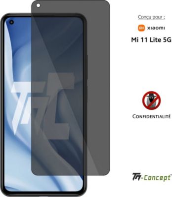 Protège écran TM CONCEPT Verre trempé teinté - Xiaomi Mi 11 Lite Protège écran TM CONCEPT Verre trempé teinté - Xiaomi Mi 11 Lite