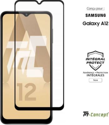 Protège écran TM CONCEPT Verre trempé intégral Samsung Galaxy A12