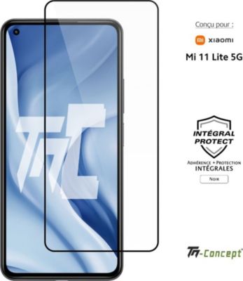 Protège écran TM CONCEPT Verre trempé intégral Xiaomi Mi 11 Lite Protège écran TM CONCEPT Verre trempé intégral Xiaomi Mi 11 Lite