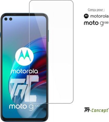 Protège écran TM CONCEPT Verre trempé pour Motorola Moto G100 Protège écran TM CONCEPT Verre trempé pour Motorola Moto G100