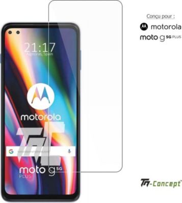 Protège écran TM CONCEPT Verre trempé pour Motorola Moto G 5G +