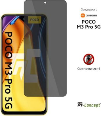 Protège écran TM CONCEPT Verre trempé teinté - Xiaomi POCO M3 Pro Protège écran TM CONCEPT Verre trempé teinté - Xiaomi POCO M3 Pro