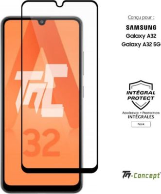 Protège écran TM CONCEPT Verre trempé intégral Samsung Galaxy A32