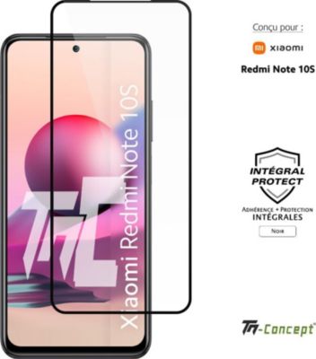 Protège écran TM CONCEPT Verre trempé intégral - Redmi Note 10S Protège écran TM CONCEPT Verre trempé intégral - Redmi Note 10S