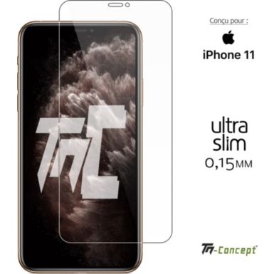 Protège écran TM CONCEPT Verre trempé 0,15mm - Apple iPhone 11