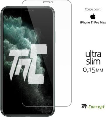 Protège écran TM CONCEPT Verre trempé 0,15mm - iPhone 11 Pro Max
