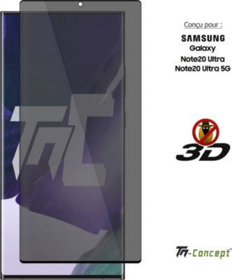 Protège écran TM CONCEPT Verre trempé teinté Samsung Note20 Ultra