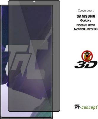 Protège écran TM CONCEPT Verre trempé teinté Samsung Note20 Ultra Protège écran TM CONCEPT Verre trempé teinté Samsung Note20 Ultra