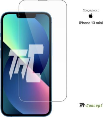 Protège écran TM CONCEPT Verre trempé pour Apple iPhone 13 Mini Protège écran TM CONCEPT Verre trempé pour Apple iPhone 13 Mini
