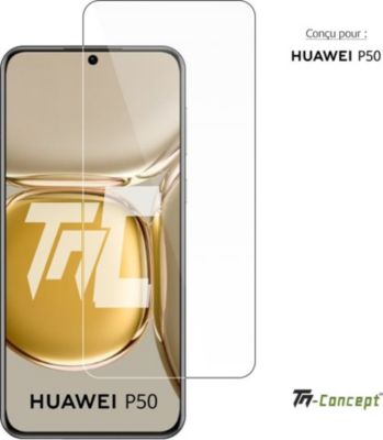 Protège écran TM CONCEPT Verre trempé pour Huawei P50