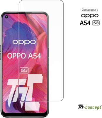 Protège écran TM CONCEPT Verre trempé - Oppo A54 5G - TM Concept®