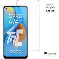 Protège écran TM CONCEPT Verre trempé - Oppo A74 4G - TM Concept®