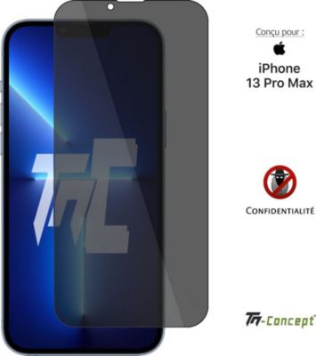 Protège écran TM CONCEPT Verre trempé teinté - iPhone 13 Pro Max